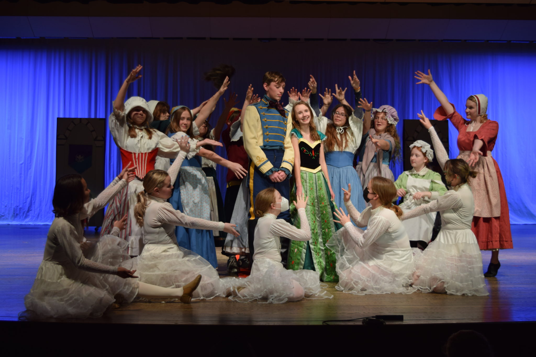 The Centennial Middle School Theatre performed Frozen, Jr, April 2022.