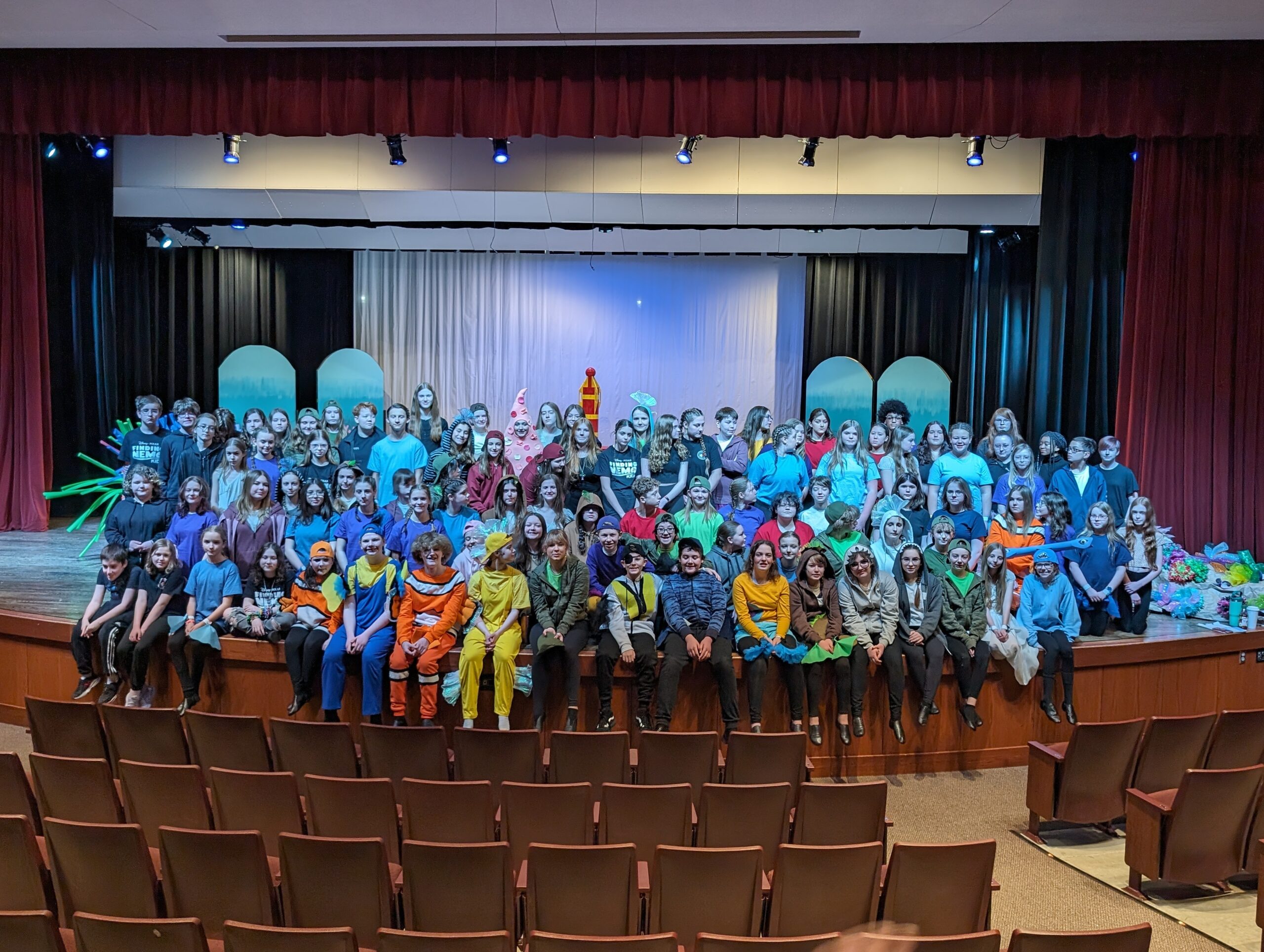 Centennial Middle School's Production of Disney's Finding Nemo, Jr, Spring Musical 2024